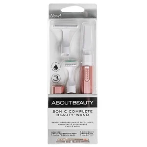About Face Beauty Sonic Complete Beauty-Wand, Facial Razor & Exfoliator,... - Picture 1 of 6