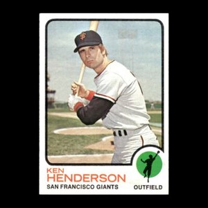 Ken Henderson 1973 Topps San Francisco Giants #101 Nice R303 2