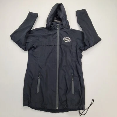 Port Authority Jacket Womens Small Black Hooded Windbreaker Outdoors Ladies - Image 1 of 4