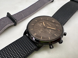 Neutra Gen 6 Hybrid Smartwatch Black Stainless Steel + Silicone Band