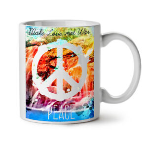 Make Love Not War NEW White Tea Coffee Mug 11 oz | Wellcoda