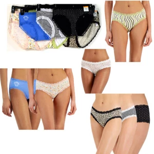 Jenni Mujer Mezcla Algodón Encaje Estampado Hipster Elige Talla y Color Nuevo Panty - Imagen 1 de 18