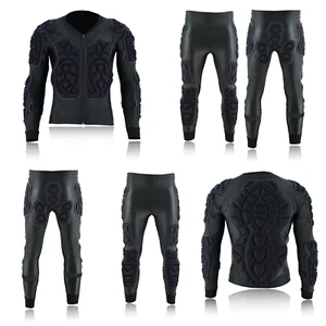 Motorcycle Armour Suit Mens Ladies Ski Spine Guard Safety Jacket Leggings Unisex - Picture 1 of 6