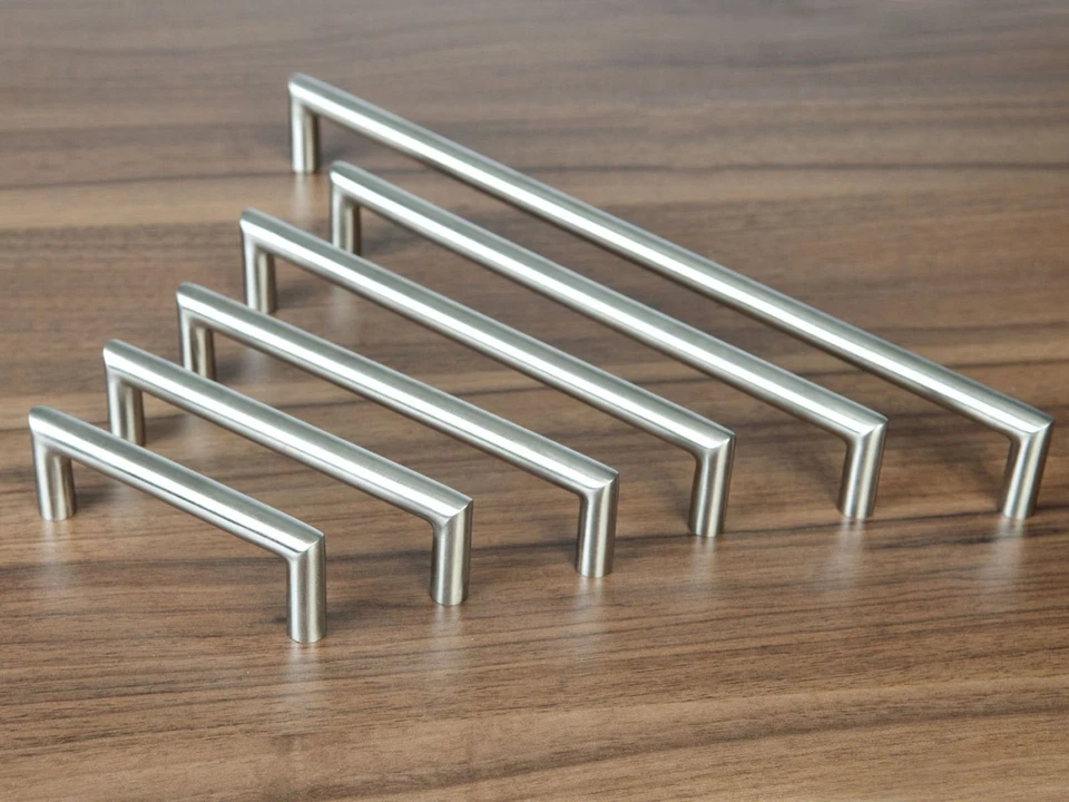 Edelstahl Möbelgriff Stangengriff Bügelgriff Möbelgriffe Bügelgriffe Griffe V2A - Bild 1 von 4