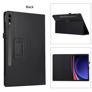 For Samsung Galaxy Tab S9 S9+ 2023 Tablet Flip Fold Leather Case Stand Cover - Picture 1 of 28