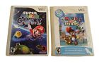Nintendo Wii Games Super Mario Galaxy And  Mario Power Tennis