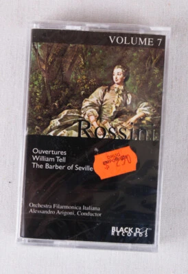 NEW Rossini Overtures, Vol 7 Cassette Tape, Black Dot Records, Sealed - Image 1 of 3