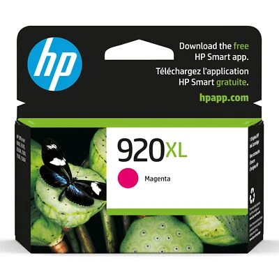 HP 920XL Magenta High-yield Ink Cartridge | Works with HP OfficeJet 6000, 6500, - Image 1 of 4