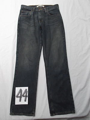 denim jeans Urban Up distress dark wash whisker whiskered straight 30x32 MINT - Image 1 of 4