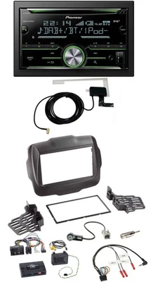 Pioneer CD USB Lenkrad Bluetooth 2DIN DAB Autoradio für Jeep Renegade ab 2015 - Bild 1 von 4