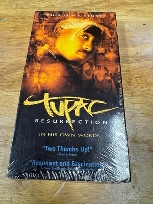 Tupac Resurrection In His Own Words VHS Rare NEW SEALED - Image 1 of 2
