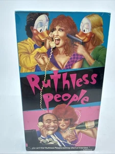 Ruthless People VHS Tape Vintage 80s 1986 Movie Danny DeVito Bette Midler - Picture 1 of 6