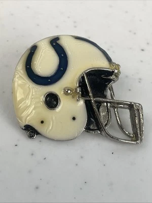 Vintage Baltimore / Indianapolis  Colts Football Helmet NFL Lapel Pin - Image 1 of 4
