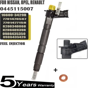 Inyector de combustible 0445115007 0986435350 para válvula de boquilla RENAULT LAGUNA 2.0 05 a 14 - Imagen 1 de 6