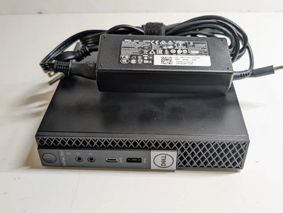 Dell OptiPlex 7060 Micro PC Intel i5-8500T 16GB RAM 256GB NVMe Windows 11 Pro - Image 1 of 4