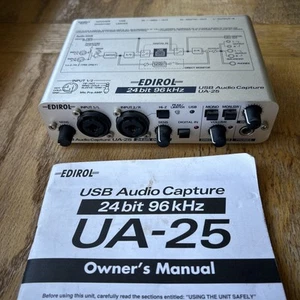 Roland Edirol UA-25 USB MIDI Interfaz Captura de Audio 24bit 96kHz - Imagen 1 de 9