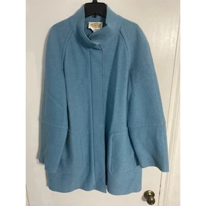 Talbots coat women’s XL blue 100% Italian wool  - Picture 1 of 6