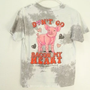 Youth Simply Southern Long Sleeve T-Shirt Tye Dyed Medium - Picture 1 of 5