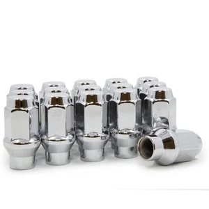 16pc Chrome ET Style Conical Bulge Acorn 12x1.25 Lug Nut Set - Picture 1 of 2