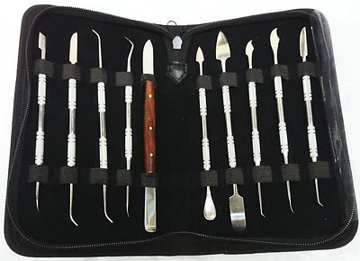 NJ Dental Kit Tooth Cleaning Set Dentist Instruments Tools Pick Kit Scaler Scraper