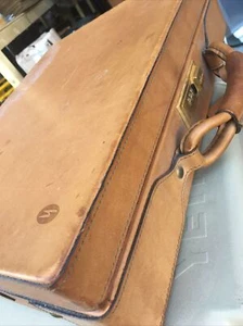 Maletín rígido de cuero Hartmann Equipaje 4" de colección 18"X13"X4” - Imagen 1 de 8