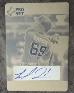 MICHAEL HARRIS II 2021 LEAF PRO SET METAL PRINTING PLATE XRC AUTO, BRAVES - Picture 1 of 2