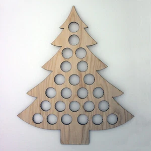 ADVENT TREE Bottle Cap Holder XMAS TREE Beer Pub Display Collection Den Bar Gift - Picture 1 of 1
