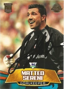 MATTEO SERENI SIGNED IPSWICH TOPPS 2002 PREMIER GOLD TRADING CARD+COA - Picture 1 of 1