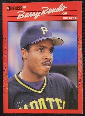 1990 Donruss Barry Bonds Pittsburgh Pirates #126 - Image 1 of 2