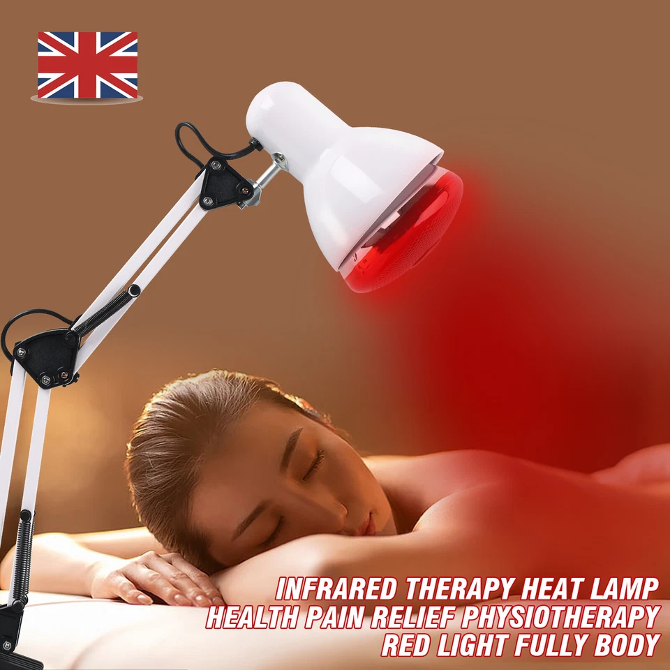 Red Light Infrared Therapy Heat Lamp Health Pain Relief Physiotherapy Fully Body