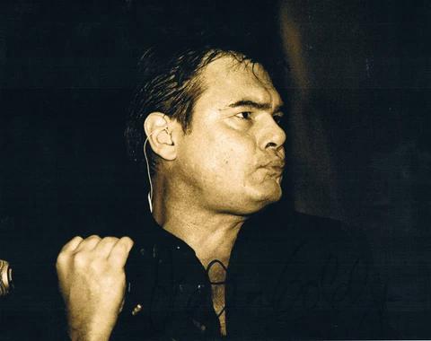 Marian Gold 1954- genuine autograph photo 8"x10" signed In Person Alphaville Cover