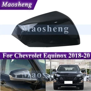 Black Right Rearview Door Mirror Cover Shell Cap For Chevrolet Equinox 2018-2020 - Imagen 1 de 8