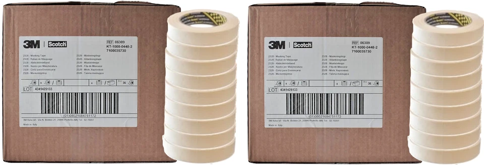 2x 3M Scotch Automotive Masking Tape-24mmX50m 36 Rolls Car Detailing TOP QUALITY - Image 1 of 1