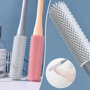 Silicone Toe Cleaning Brush, Foot Scrubber in Shower, Foot Handle Long [de] - Bild 1 von 15