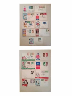 1940 - 1960 New Zealand Pre-Decimal First Day Covers MIXED x17 #2 - Image 1 of 3
