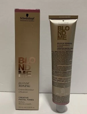 Schwarzkopf BlondMe Blonde Toning Creative Pastel Tones T -  Ice  60ml - Image 1 of 4