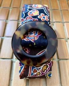 Vera Bradley Retired Rare Kensington Cotton Adjustable Belt One Size  - Picture 1 of 11