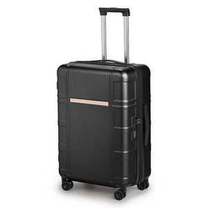 PC+ABS Luggage 24" Extensible Capacity Suitcase Wheels Travel Luggage TSA Lock - Picture 1 of 16