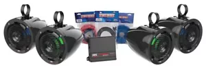 MTX UNI-2-ADDON UTV Audio Kit w/ Amplifier+(4) 6.5" Roll Cage Speakers - Picture 1 of 11