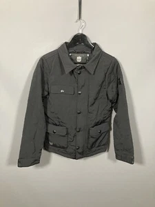 POLICE QUILTED Jacket - Size Small - Black - Great Condition - Mens - Picture 1 of 4