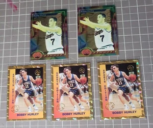 ROOKIE's🏀Bobby HURLEY Duke & Kings #7⚡1993-94 Topps &SE⭐GOLD Foil 5 CRISP Cards - Picture 1 of 3