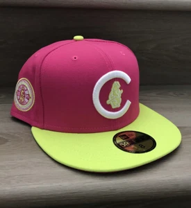 New Era Chicago Cubs 1908 Serie Mundial Remolacha 59FIFTY Sombrero Ajustado Talla 8 - Imagen 1 de 13