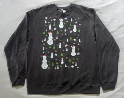 YOUNG JEEZY El Muñeco de Nieve Rap Hip-hop Navidad Suéter Gris HOMBRE’S Talla GRANDE NUEVO SIN ETIQUETAS Foto 1 de 4