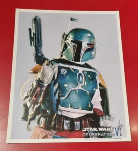 Star Wars Official Pix 2012 Celebration VI Boba Fett picture 20.5 x 25.5cm - Picture 1 of 2