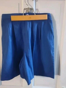 Catalina Women's High Waisted Shorts Sz 10T Blue - Picture 1 of 4