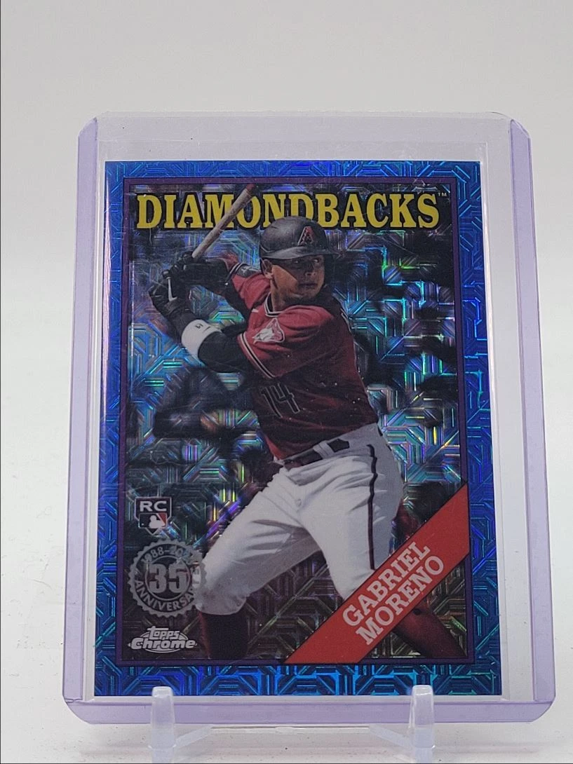 GABRIEL MORENO 2023 TOPPS SERIES 1 1988 SILVER PACK BLUE MOJO RC /150 Q1887