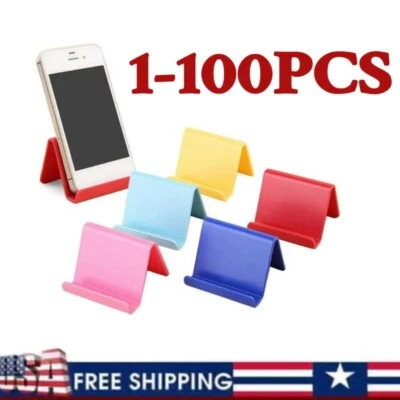 Mini Mobile Phone Holder Candy  Portable Fixed Holder Movable Shelf Holder Lot - Image 1 of 4