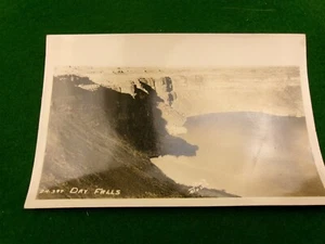 Tarjeta fotográfica real Dry Falls 1930 estado de Washington RPPC EE. UU. #2873 - Imagen 1 de 2