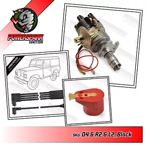 Land Rover Series 2a Electronic Distributor Powermax Red Rotor arm 8mm HT leads - Picture 1 of 6