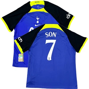 2022/23 Tottenham Spurs UCL Away Jersey #7 SON XL Nike Cup Version NEW - Picture 1 of 15
